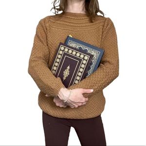 Brown Chunky Knit Sweater